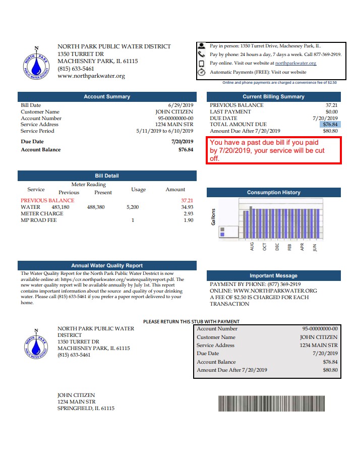  Minol USA business utility bill 